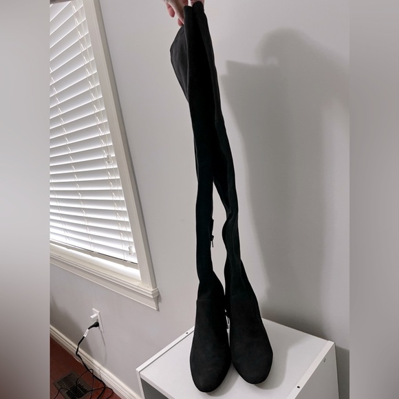 Aldo Tall Over The Knees Black Boots Size 8 - Picture 4 of 4